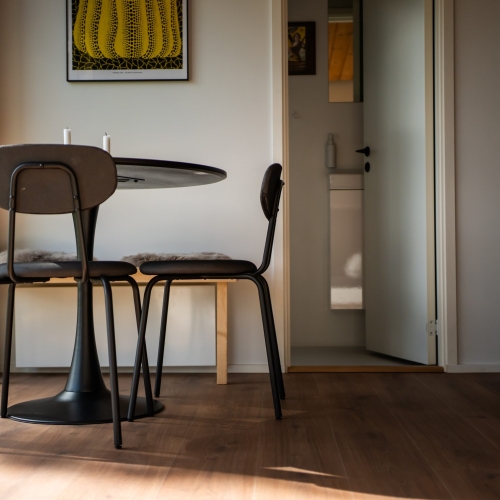 Lille anneks med funktionelt køkken