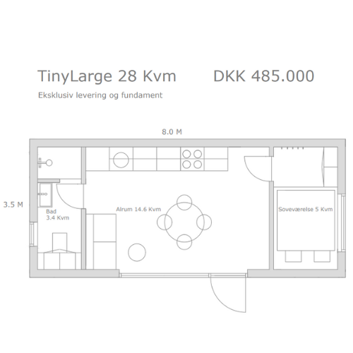 Tiny house 28m2