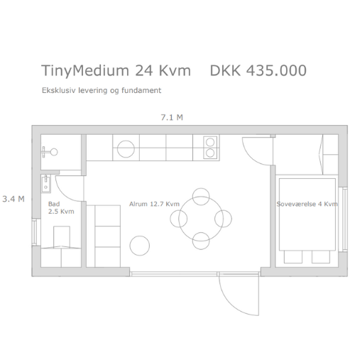 Tiny house 24m2