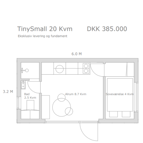 Tiny house 20m2
